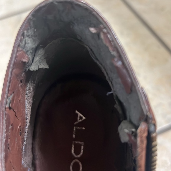 Aldo Wedge Heel Brown Booties, size 9 - Picture 16 of 16